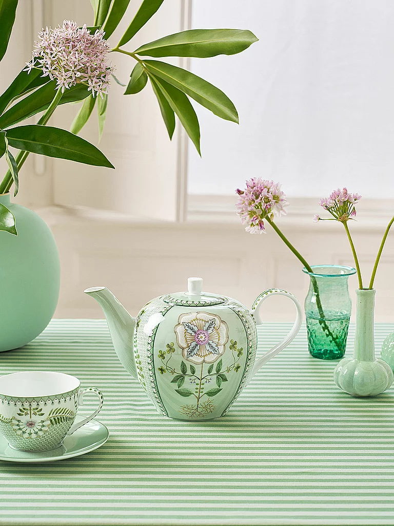 PIP STUDIO Teekanne Large LILY & LOTUS 1,6l Vert clair vert clair